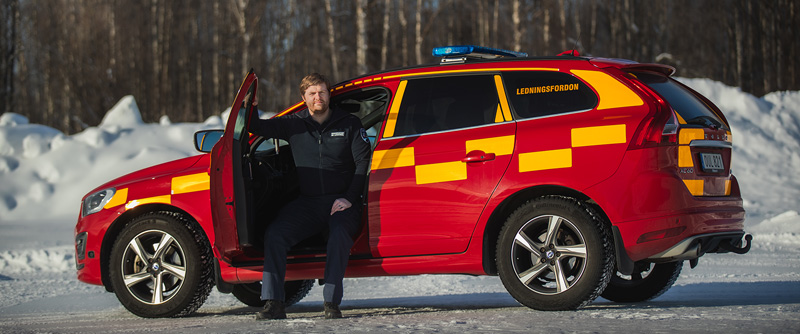 Jim är räddningschef i Piteå kommun.