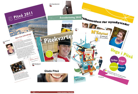 Bildkollage från olika produktioner som info producerat