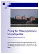 Broschyr: Bostadspolitisk policy