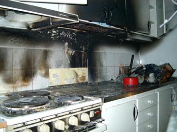 Brand i kök Brand i kök
