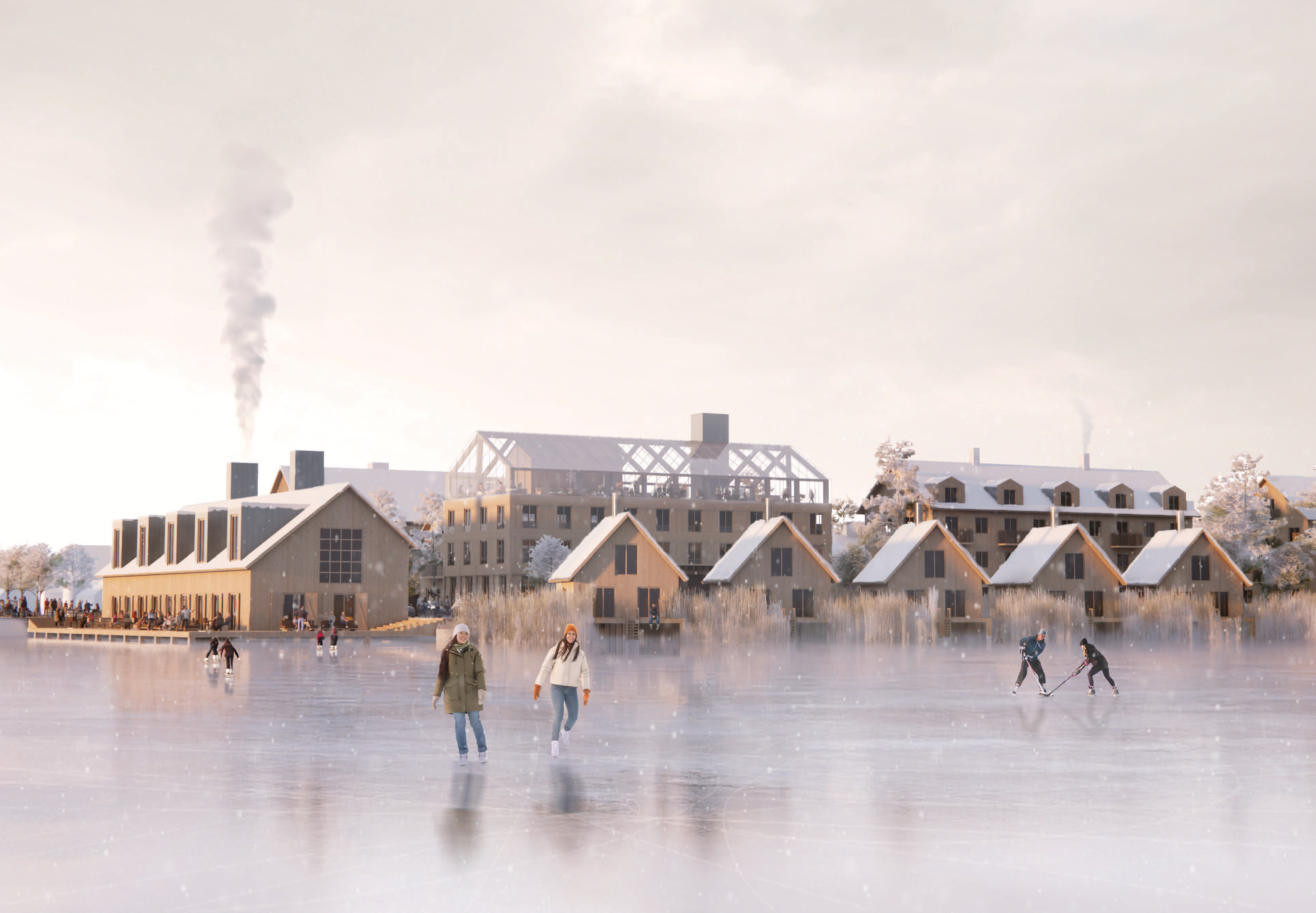 Visionsskisser av: Forsgren Etzler / Kolbe Arkitektur / Outer Space Arkitekter Visionsskisser av: Forsgren Etzler / Kolbe Arkitektur / Outer Space Arkitekter