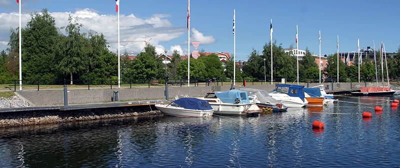 Kajen vid Södra hamn.