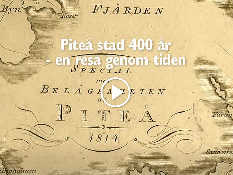 Foto på en skärmdump på Film: Piteås historia