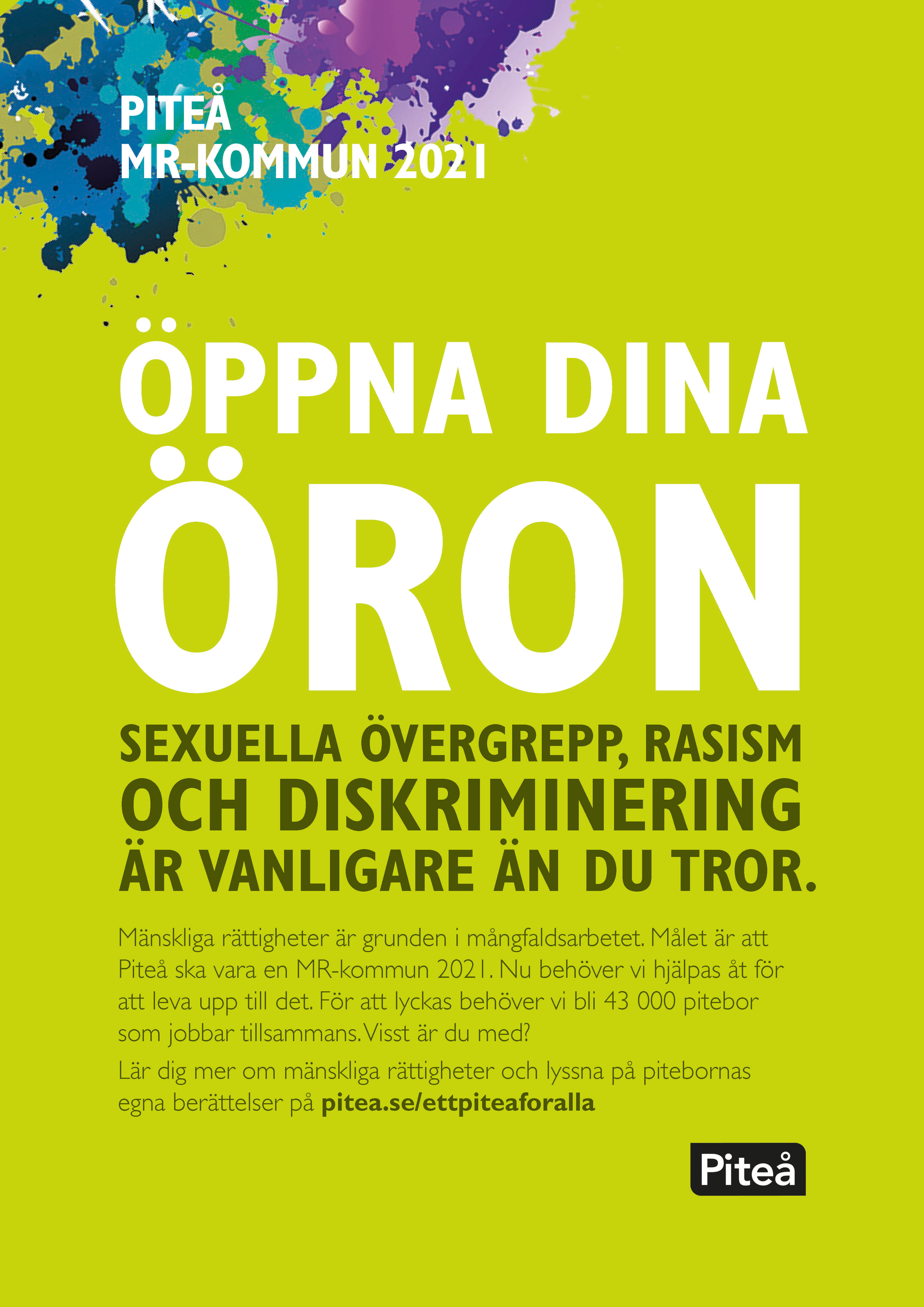 Affisch öppna öron