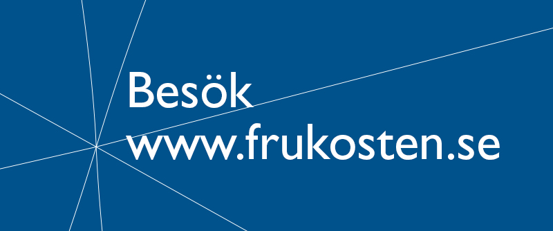 Texten www.frukosten.se på blå bakgrund