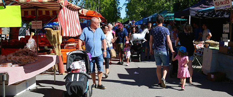 Myller på marknadsgatan