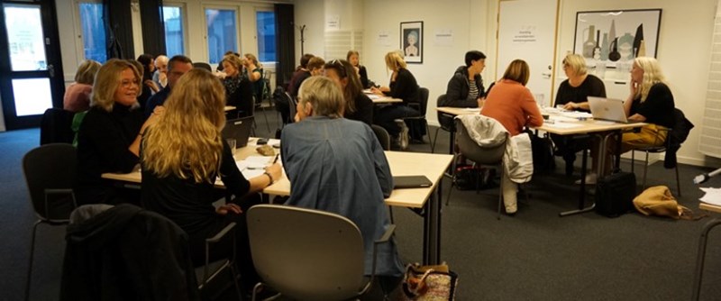 Stort engagemang i diskussionerna.  
