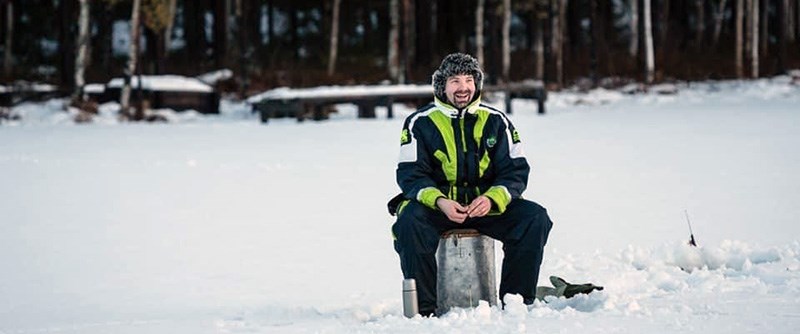Vinterfiske ger ro för själen och mat på bordet.