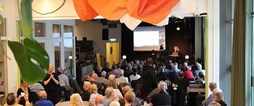 Kaleido fylldes under onsdagskvällen av Norrbotniaintresserade pitebor.