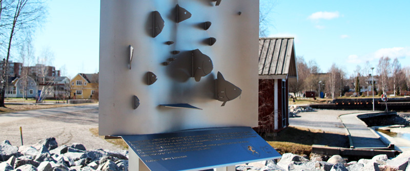 Foto från Vänortsparken i Norra hamn