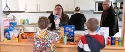 Bilden är från Rosvik som också sökt och fått pengar för att skapa mötesplatser och aktiviteter för unga.