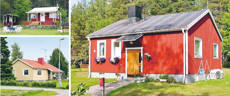 Folkhemmets byggnader bär på många omsorgsfulla detaljer. Fritidshuset tillåter folket att leva i all enkelhet i naturen.