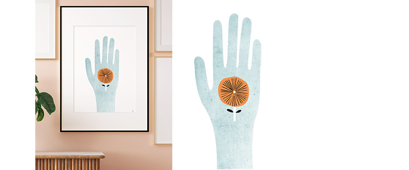 Formgivaren Isabelle Norman Sällström, Isa Form, har skapat årets minnesgåva; en tavla med titeln ”Handle with care”, inspirerad av ledorden för vård och omsorgsyrket; stöd, möte, bemötande, respekt och mod. 