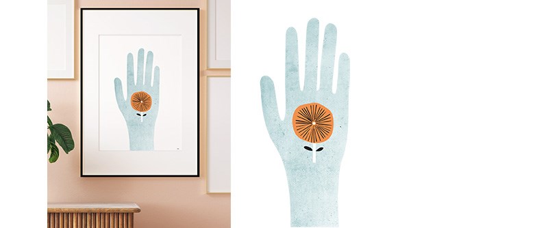 Formgivaren Isabelle Norman Sällström, Isa Form, har skapat årets minnesgåva; en tavla med titeln ”Handle with care”, inspirerad av ledorden för vård och omsorgsyrket; stöd, möte, bemötande, respekt och mod. 
