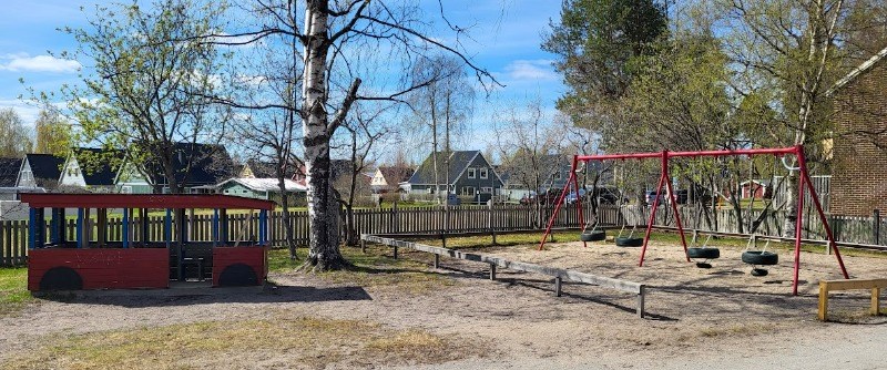 Utemiljö på Solbacka förskola