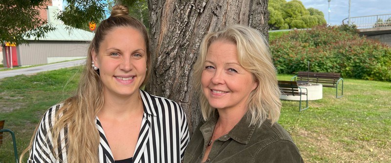 Seniorsamordnarna Matilda Bäckman och Camilla Frölander arbetar för ett hälsosamt åldrande. 