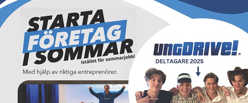 UngDrive Academy ger Piteåungdomar  chansen att testa företagande i sommar.