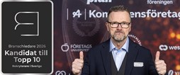 Fredrik Blom uppmärksammas för det rekryteringsarbete som görs  inom kommunen, med rekryteringsbranschen och med det lokala näringslivet.