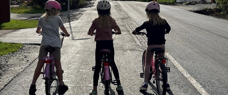Gång- och cykelvägen längs Fassvägen i Rosvik är klar. 