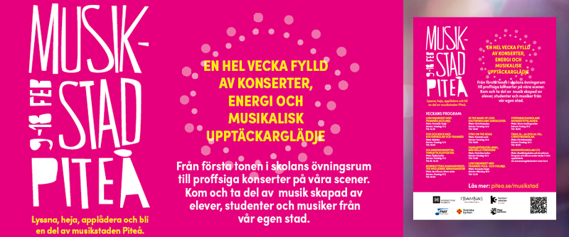 Lyssna, heja, applådera och bli en del av musikstaden Piteå