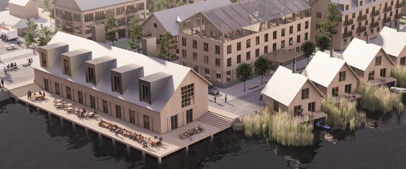 Visionsskisser: Forsgren Etzler / Kolbe Arkitektur / Outer Space Arkitekter