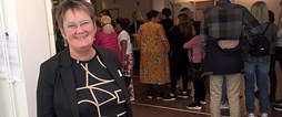Ewa Karlsson Sjölander, verksamhetsutvecklare, socialtjänsten, är mycket nöjd med den första utbildningsdagen.