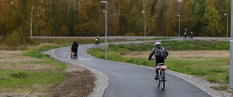 2020 byggdes en ny gång- och cykelväg vid Backgårdsskolan i Norrfjärden