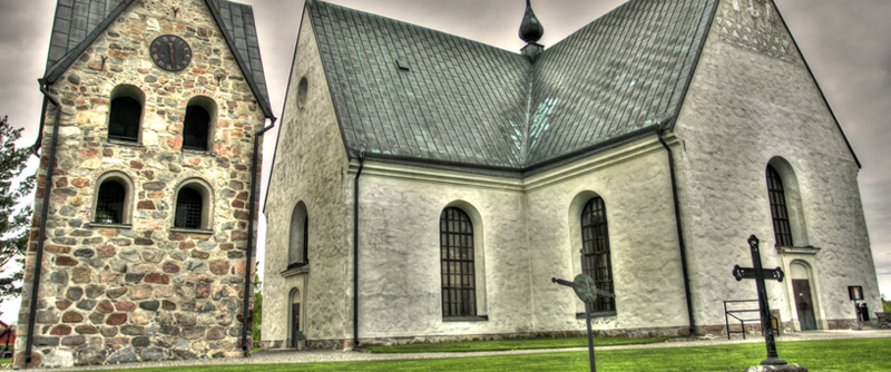 Öjeby kyrka från 1500-talet är en av Norrbottens äldsta och vackraste stenkyrkor.