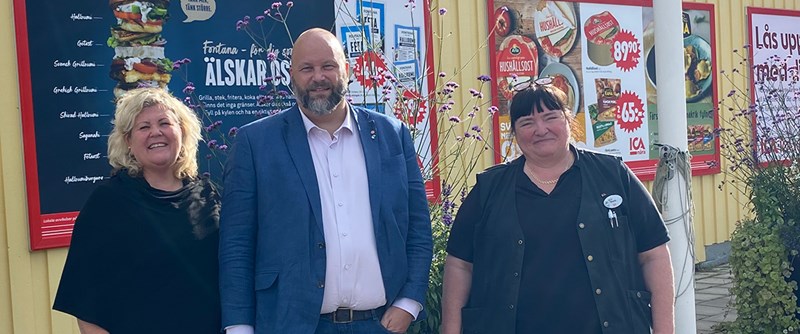Stina Eriksson, Patric Lundström och  Viveca Jacobsson