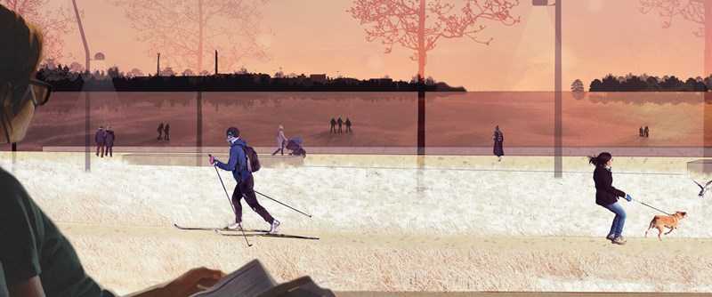 Solander Ring - det vinnande bidraget i arkitekttävlingen