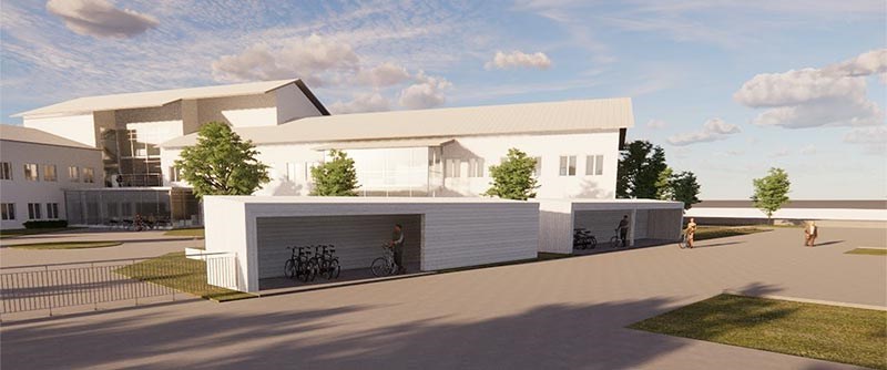 Skogsgården är ett nytt, modernt äldreboende med genomtänkta inomhus- och utomhusmiljöer.