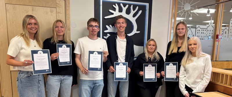 Alla vinnare: Elsa Modig, Moa Boman, Lukas Lundmark, Oliver Notelid, Engla Bronsing, Thea Johansson.