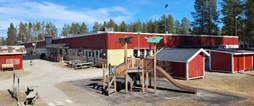 Förskolan i Bergsviken anpassar verksamheten efter kraftigt regn