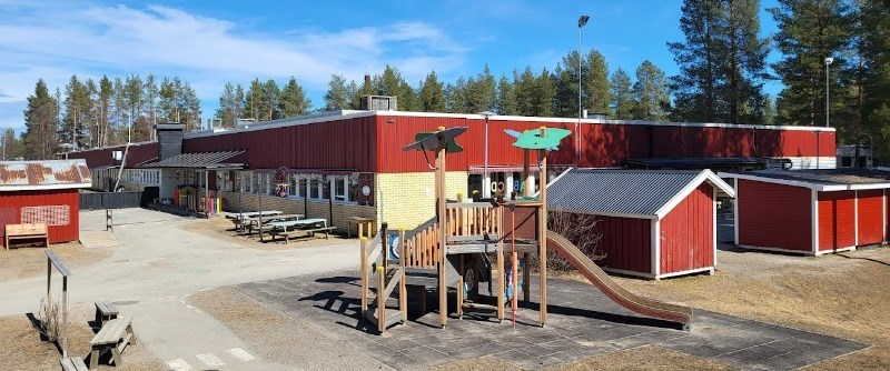 Förskolan i Bergsviken anpassar verksamheten efter kraftigt regn