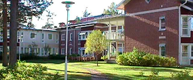 Grön och skön utemiljö på Hortlaxgården.