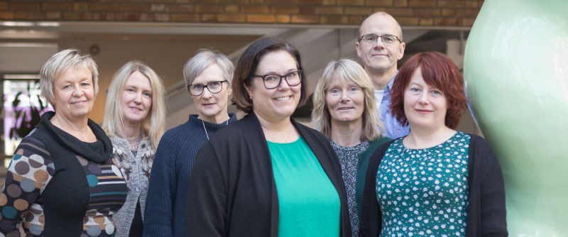 Heléne Ärlestig, Stina Westerlund, Kristina Hansson, Malin Westling, Christina Ottander, Johan Lithner och Maria Löfgren. 