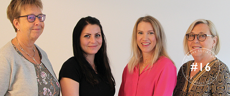 Förbättring nr 16 - Samverkansprojekt Tidsam. Gunilla Granqvist, Sandra Bäckström, Maria Lundgren och Birgitta Perman gör skillnad för personer med neuropsykiatrisk funktionsnedsättning eller psykossjukdom. 