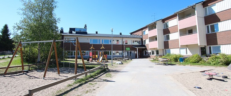 Vy över Roknäs förskola