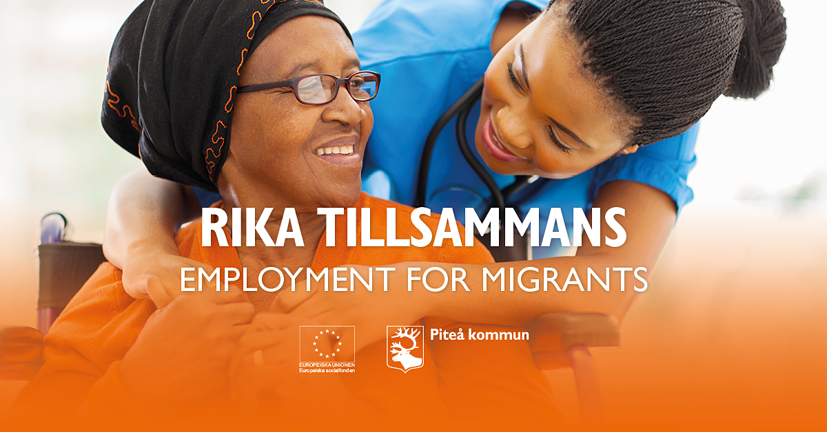 På torsdag intervjuas projektledare och verksamhetsutvecklare på Piteå kommuns Facebooksida om EU-projektet Employment for migrants.