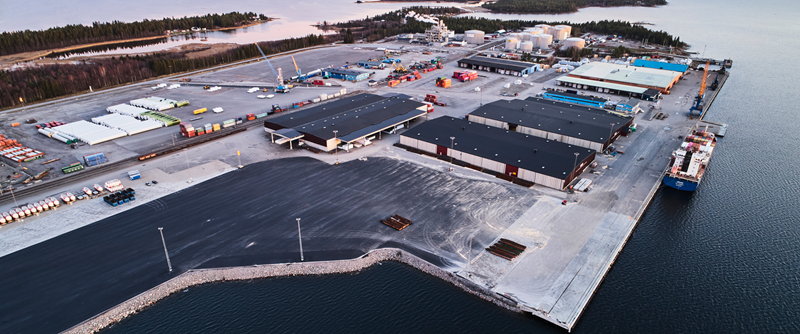 Port of Piteå. 