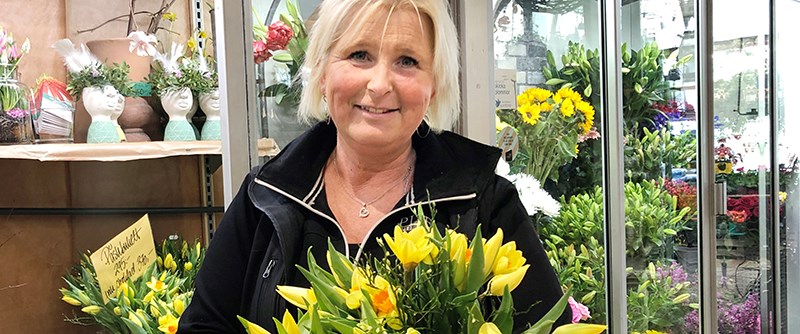Våren är en intensiv tid för Ellinor Berggren, Piteå Handel & Trädgård.