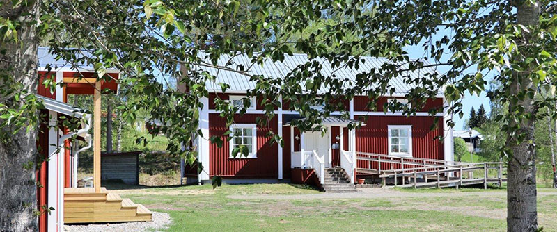 Blåsmarks hembygdsgård - en samlingsplats för byborna.