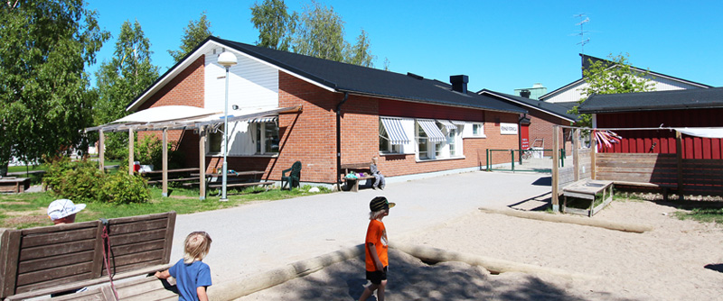 Vy över Roknäs förskola