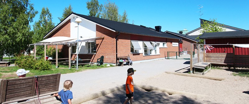 Vy över Roknäs förskola