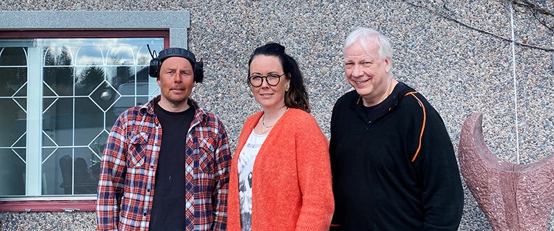 Fr.v. Mattias & Linda Holmström samt Hans Öhgren