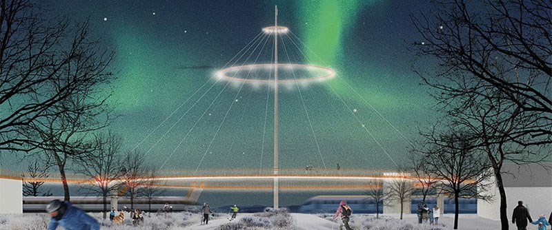 Solander Ring - det vinnande bidraget i arkitekttävlingen