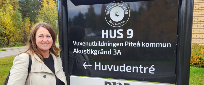 Karin Gebing, Piteå kommuns Vuxenutbildning