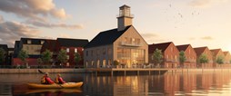 Norra hamn erbjuder en unik blandning av modern design och historisk charm.