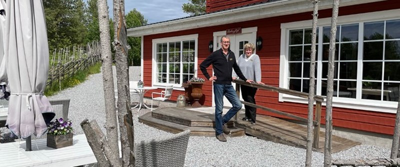 Helene och Torbjörn Forsberg som driver Jössgården