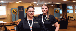 Mötesplatsens arrangörer Åsa Christensen och Helen Johansson, RF-SISU Norrbotten